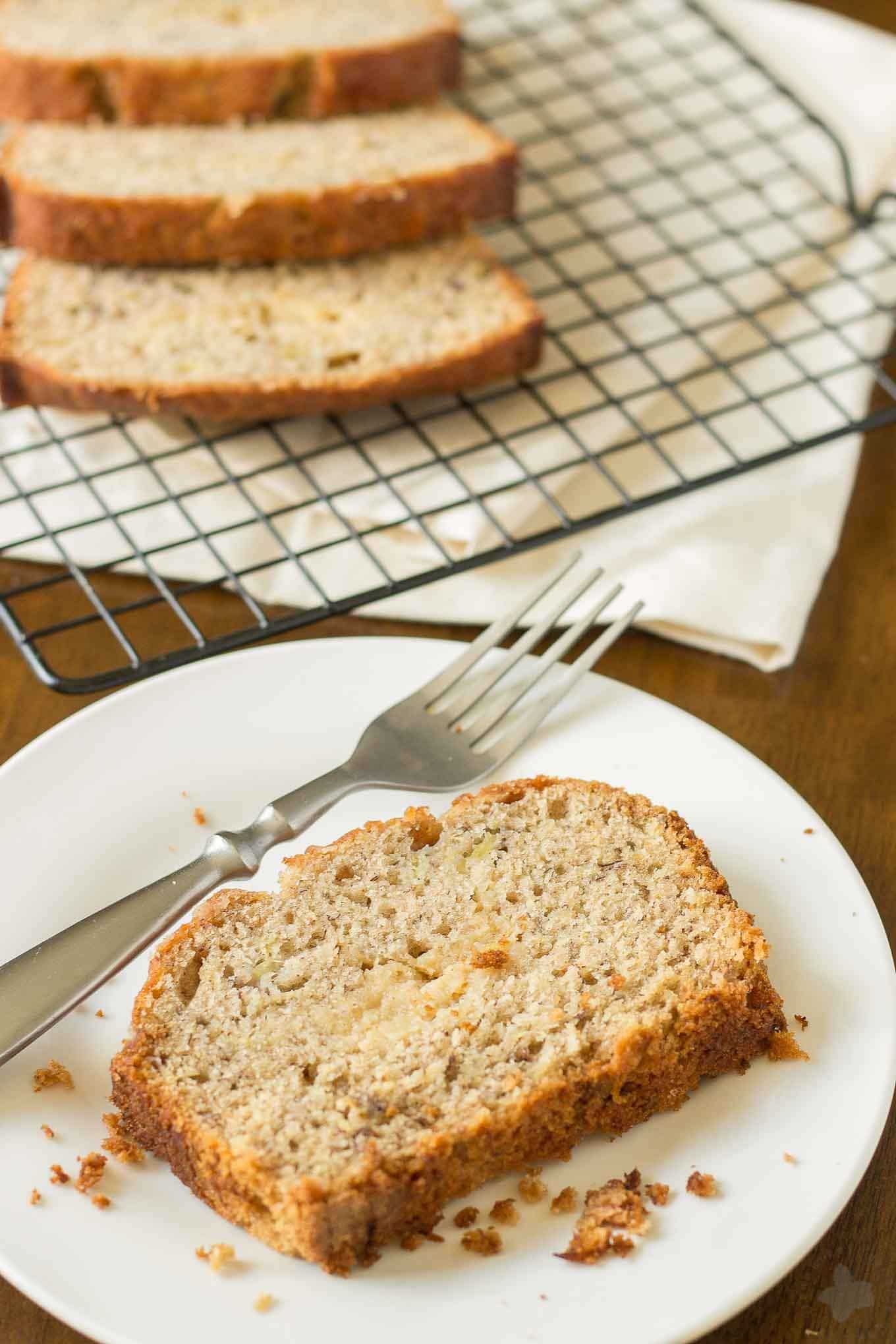 Brown Sugar Stuffed Banana Bread