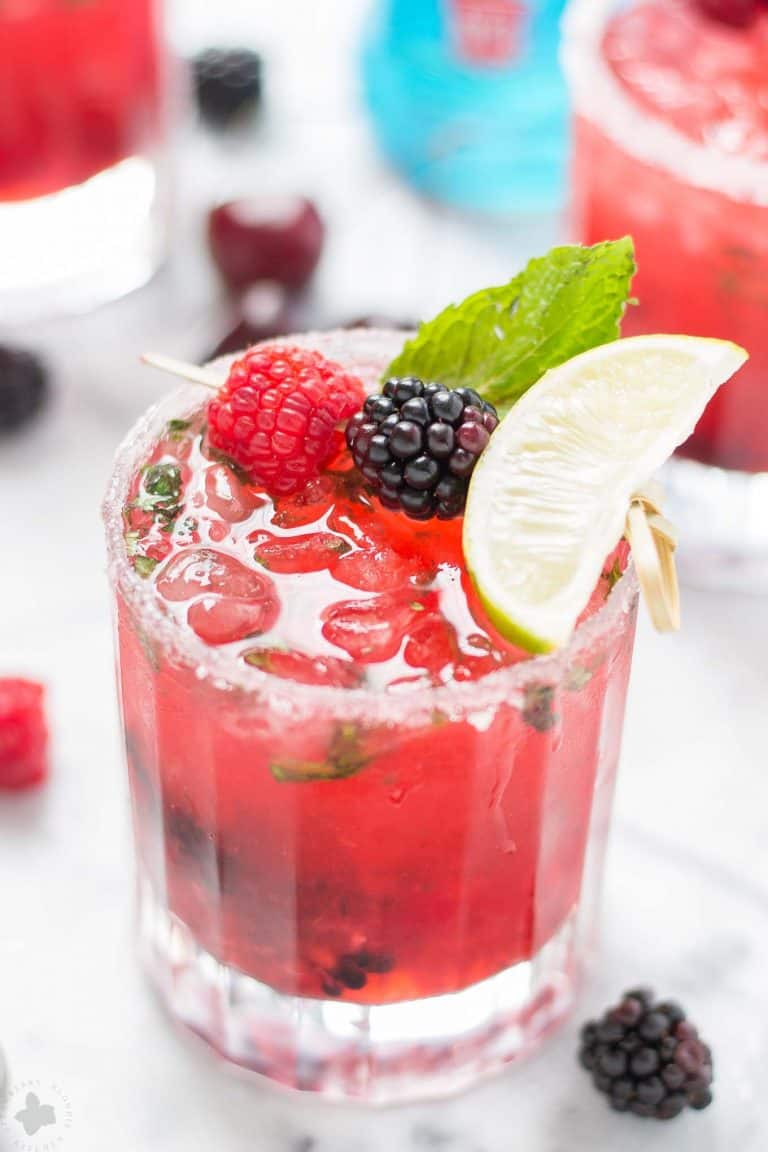 Triple Berry Mojitini