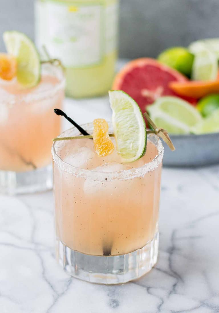 Grapefruit Ginger Vanilla Margarita