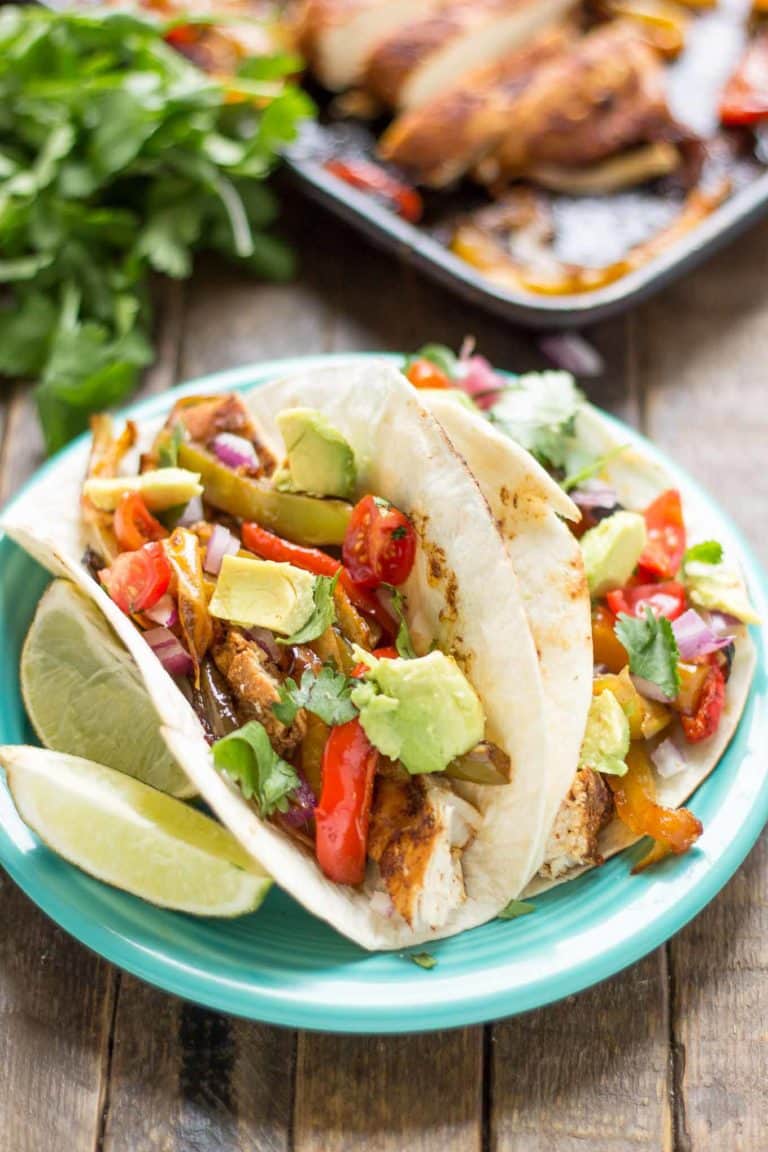 Sheet Pan Chicken Fajitas