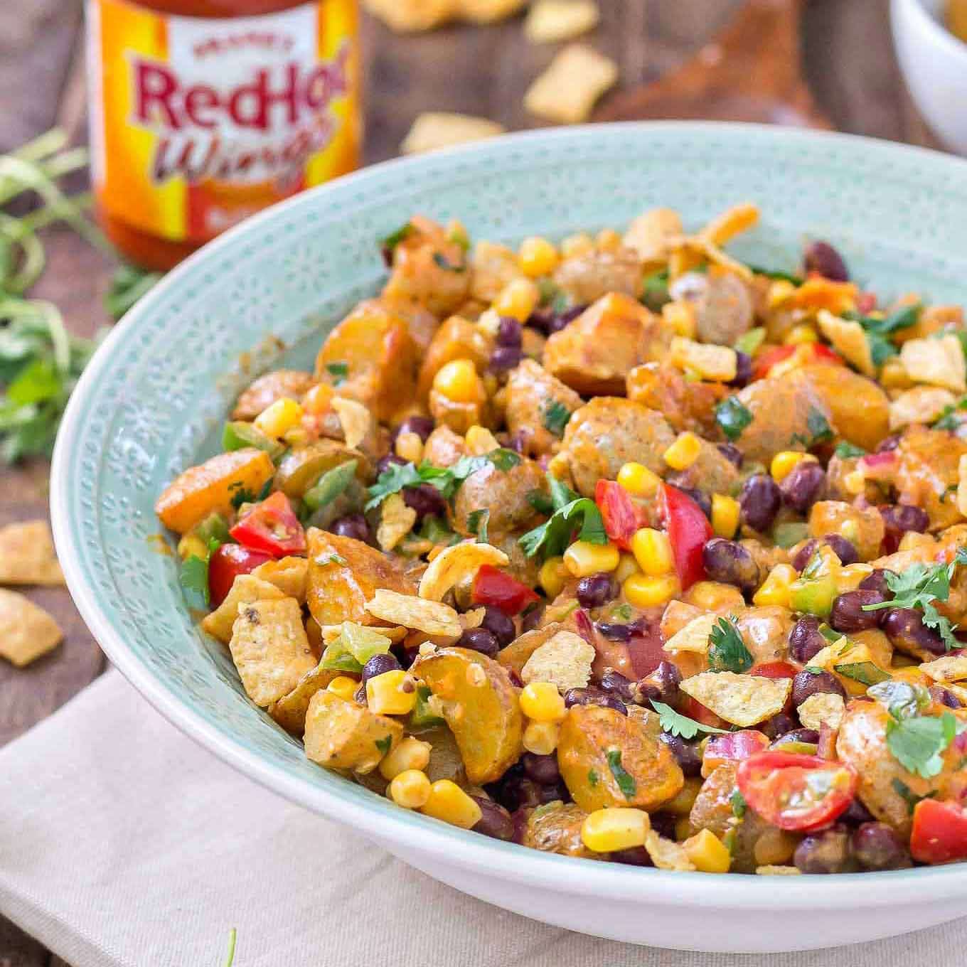 Mexican Potato Salad - Strawberry Blondie Kitchen