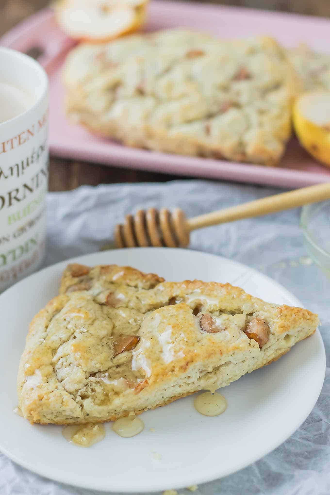 Pear and Blue Cheese Scones - Strawberry Blondie Kitchen