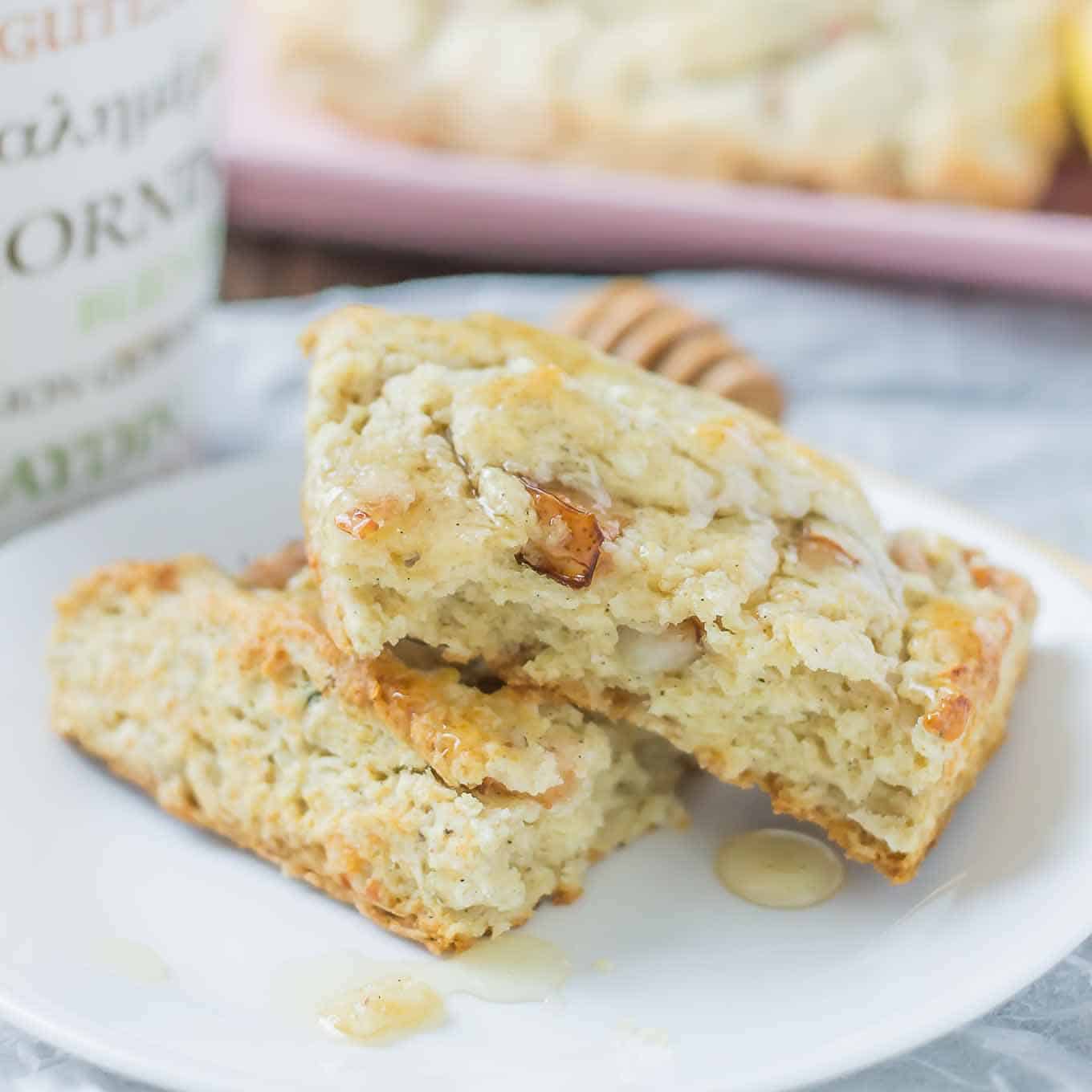 Pear, Cheese & Walnut Scones