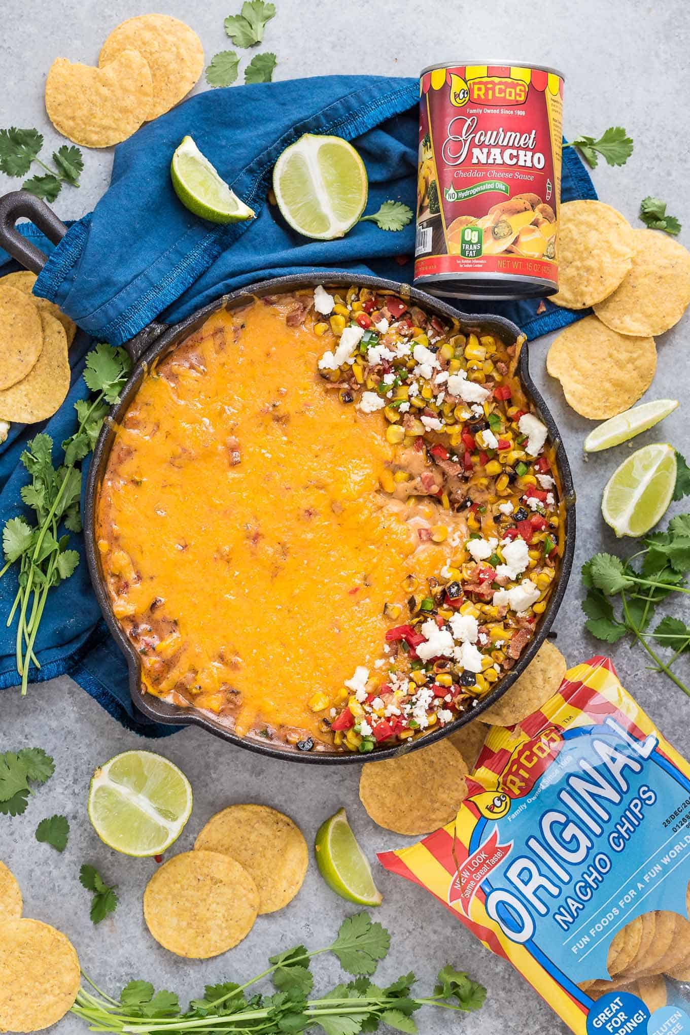 Mexican Street Corn Queso - Strawberry Blondie Kitchen