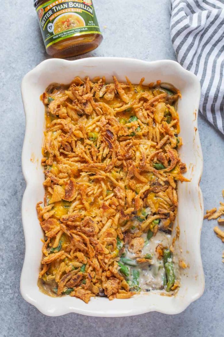 Green Bean Casserole From Scratch - Strawberry Blondie Kitchen