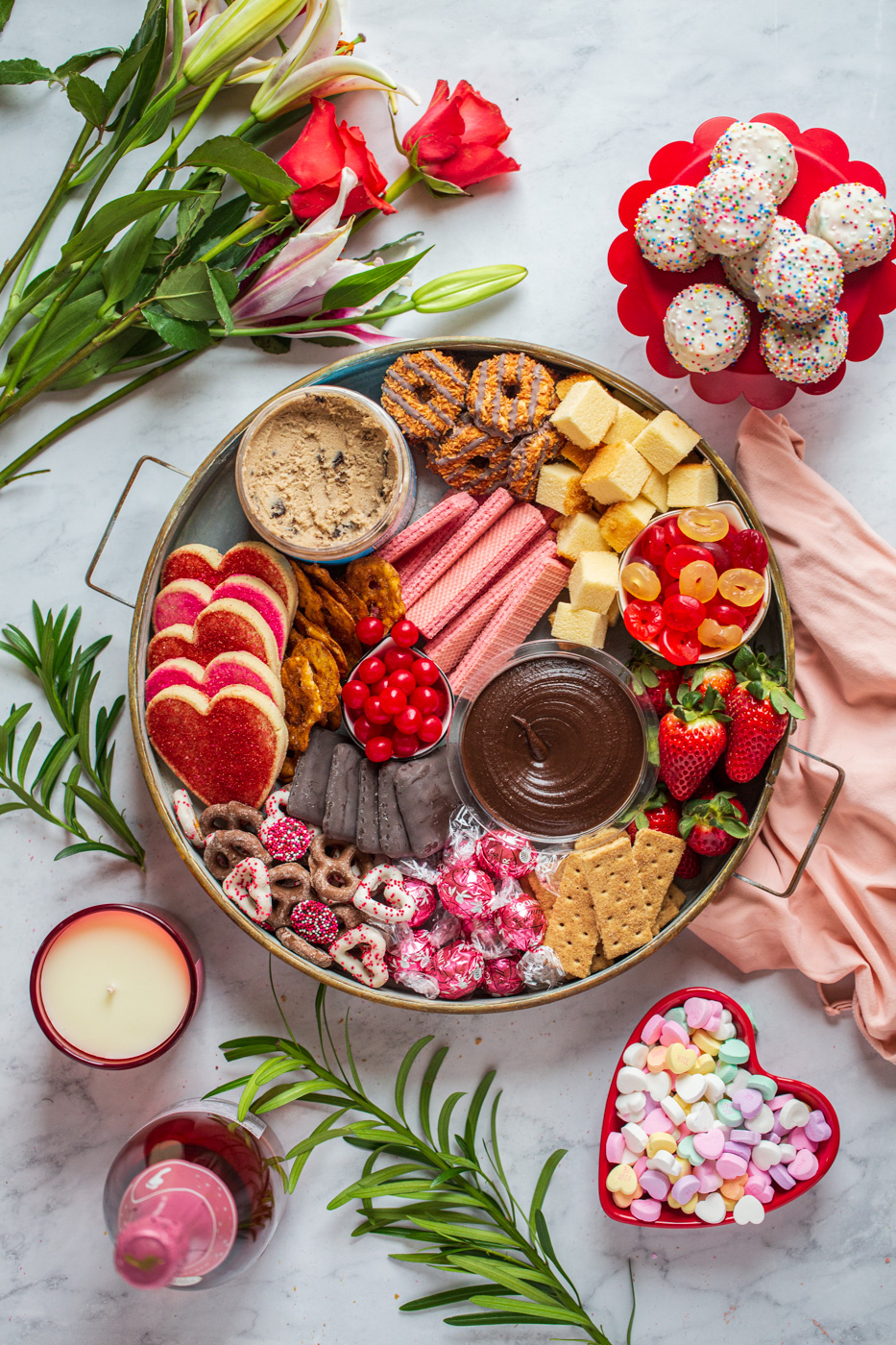 Valentine's Day Dessert Board - Strawberry Blondie Kitchen