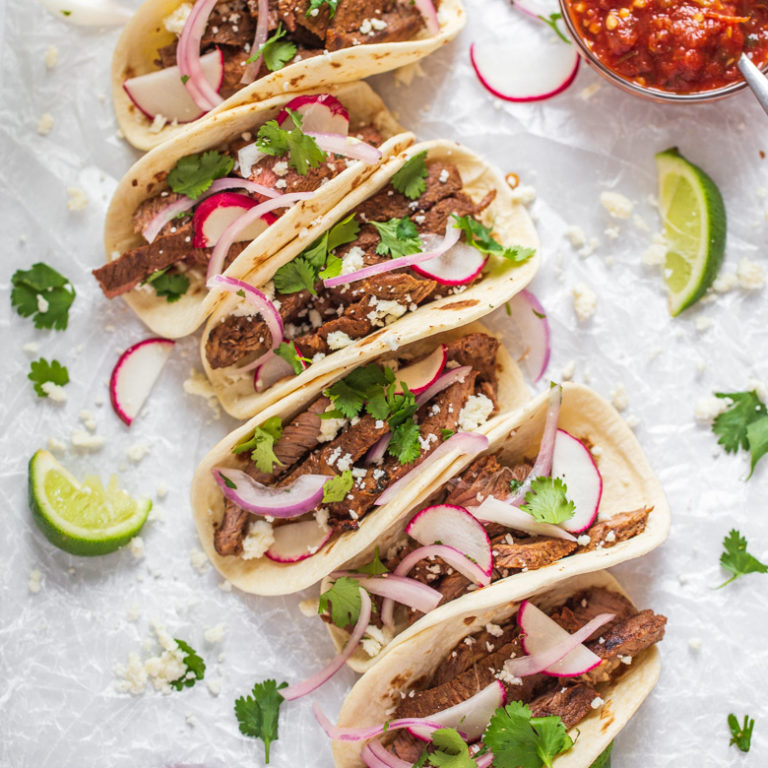 Grilled Steak Street Tacos - Strawberry Blondie Kitchen